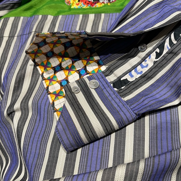 Robert Graham, Men’s Long sleeve, designer button down shirt. Size Large. - Picture 5 of 12